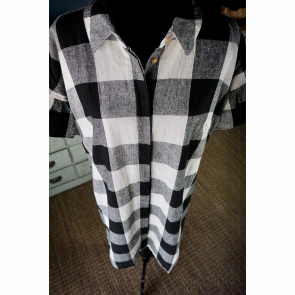 Anthropologie The Odell’s Dolly Shirt Dress New M - Picture 5 of 12